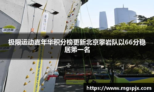 极限运动嘉年华积分榜更新北京攀岩队以66分稳居第一名
